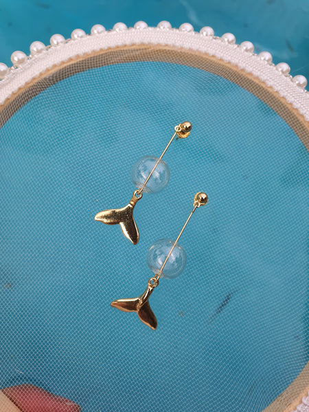 Mermaid Bubble Drop Earrings