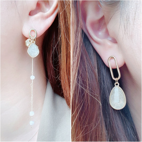 Mismatched Dangling Earrings